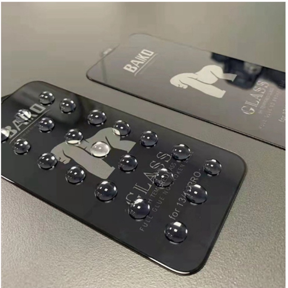 Kính Cường Lực IPhone Baiko Chính Hãng, Siêu Mượt, Chống Bụi Màng Loa Siêu Bền 15/15Prm/X/Xs/Xsmax/11/12/13