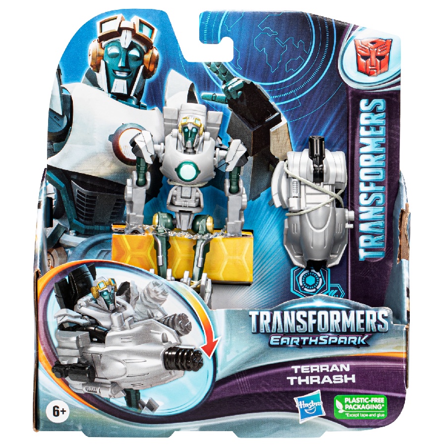 Đồ Chơi Mô Hình Earthspark Warrior Thrash TRANSFORMERS F6729/F6230