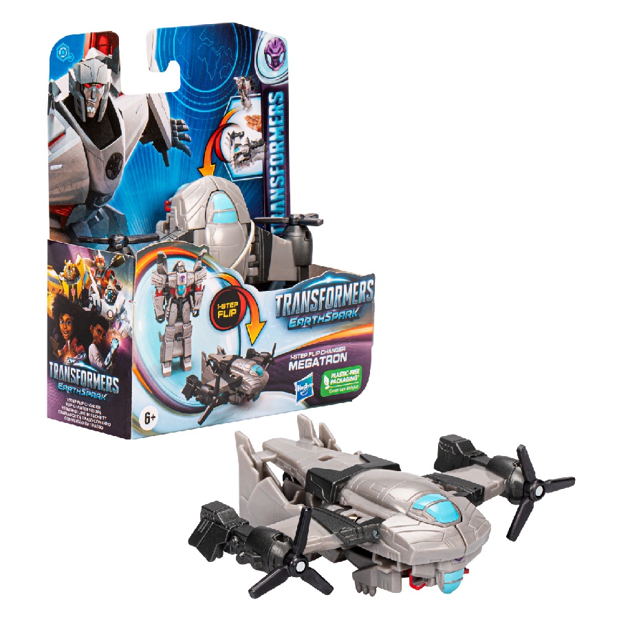 Đồ Chơi Mô Hình Earthspark Megatron Biến Hình Thần Tốc 1 Bước TRANSFORMERS F6720/F6229