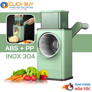 Máy thái lát rau củ - thái lát bào cắt củ quả đa năng kèm 6 lưỡi dao cắt new new