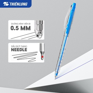 Bút Bi Thiên Long TL-097,Viết rất trơn, êm, mực ra đều, liên tục.