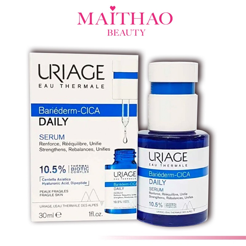 SERUM DƯỠNG ẨM, LÀM SÁNG MỊN DA URIAGE BARIÉDERM-CICA DAILY SERUM 30ml