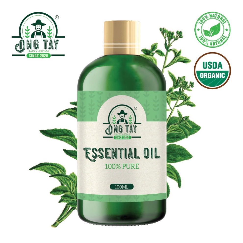 Tinh dầu hữu cơ Organic Hoa Ngũ Sắc ÔNG TÂY 100ml sỉ ib