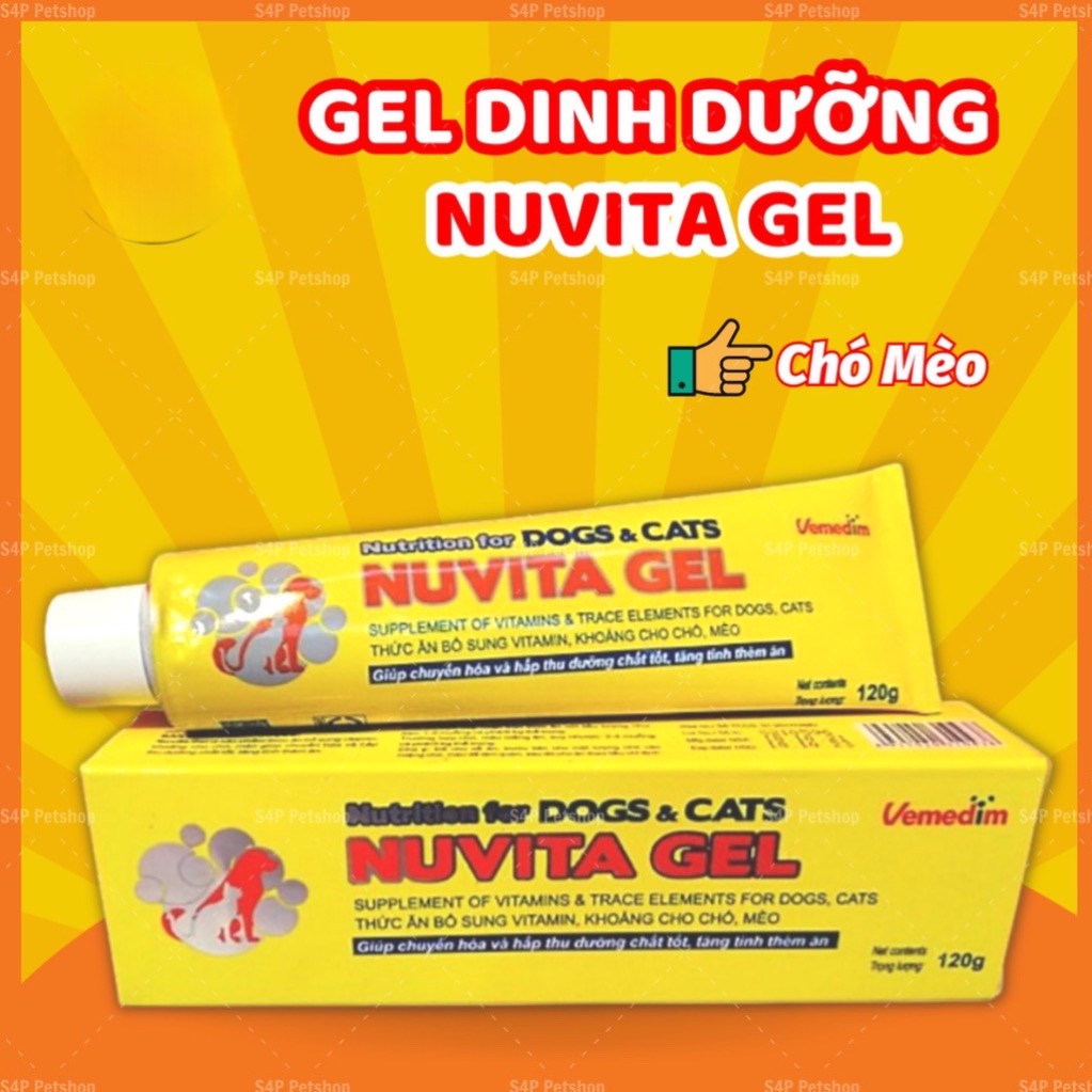 NUVITA GEL - Gel dinh dưỡng bổ sung vitamin, khoáng cho chó mèo khoẻ mạnh đẹp lông