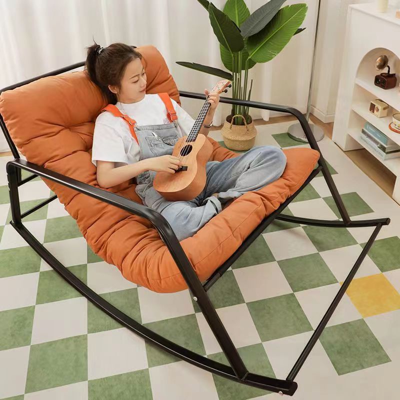 □✸Ghế thư giãn, ghế nghỉ trưa thoải mái, ghế sofa đơn giản, phòng ngủ ban công phòng khách ghế lười bập bênh