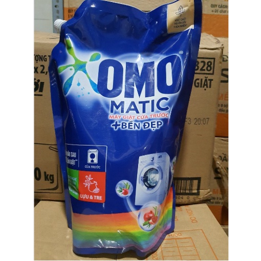 Túi Nước giặt Omo Matic cửa trước Bền Đẹp Túi 2kg