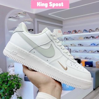 Giày thể thao AF1 vệt xám logo vàng full bill box 1.1
