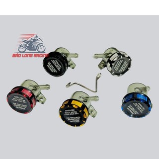 Bình Đựng Dầu Thắng Daytona Xám Khói nắp Nhôm CNC gắn xe máy hàng chất lượng giá tốt
