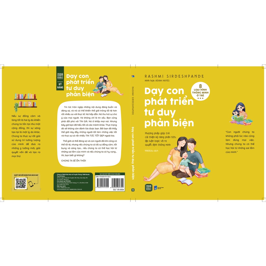 Sách - Dạy Con Phát Triển Tư Duy Phản Biện