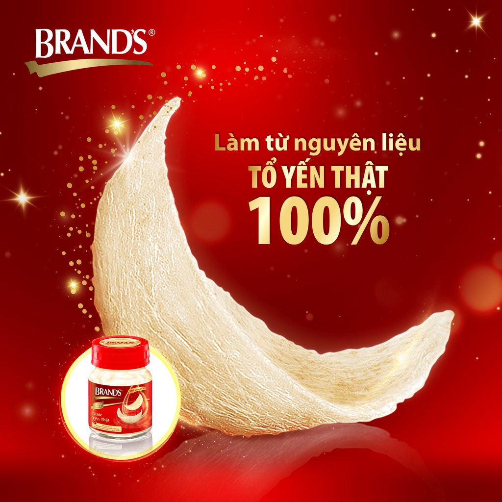 Combo 5 nước yến thật BRAND'S không đường