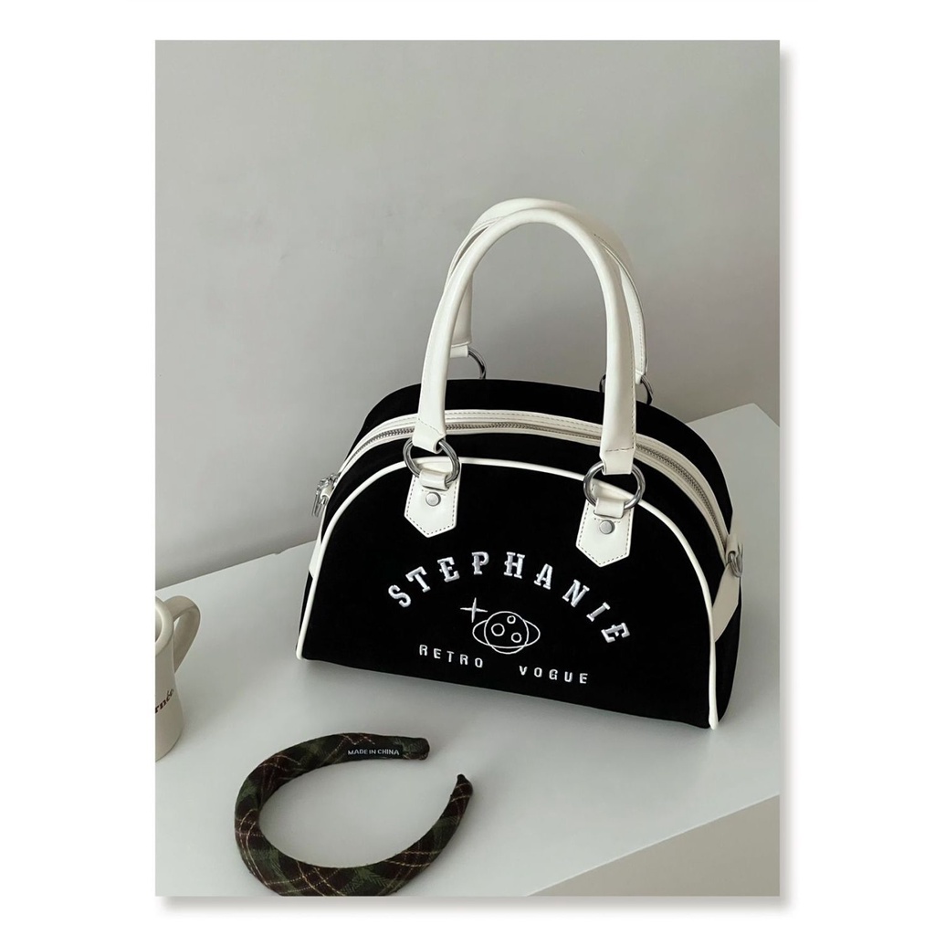 Túi Bóng Chày Đeo Chéo Vai Phong Cách retro Mỹ Cá Tính Cao Cấp Dành Cho Người Trung Niên