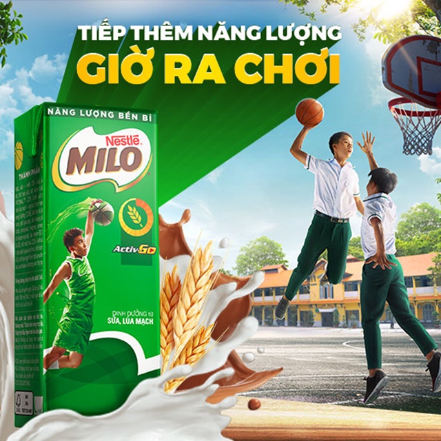 Thùng 48 hộp sữa lúa mạch Nestlé MILO 180ml/hộp