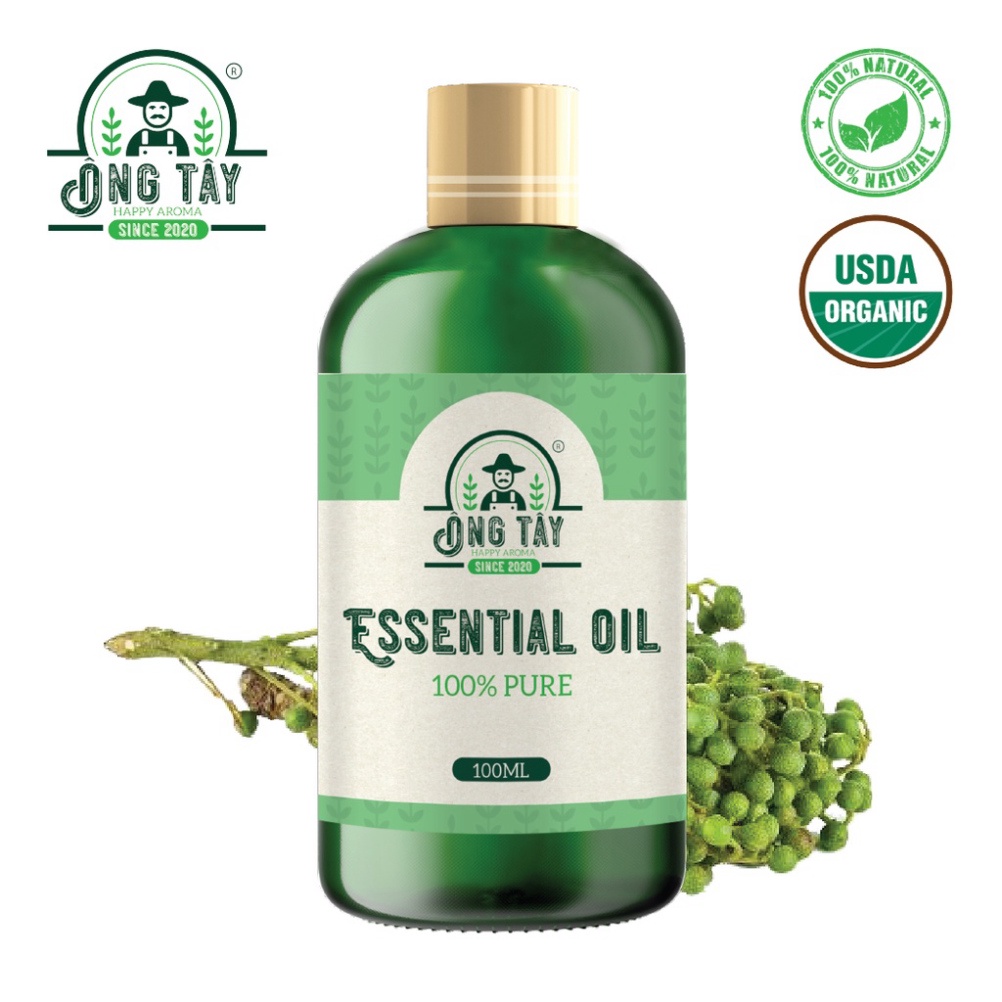 Tinh dầu hữu cơ Organic Màng Tang ÔNG TÂY 100ml sỉ ib