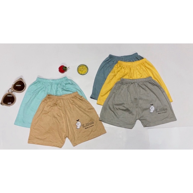 Quần đùi chục peptit thun lạnh siêu mềm mát cho bé trai/bé gái BABYCITY QC21