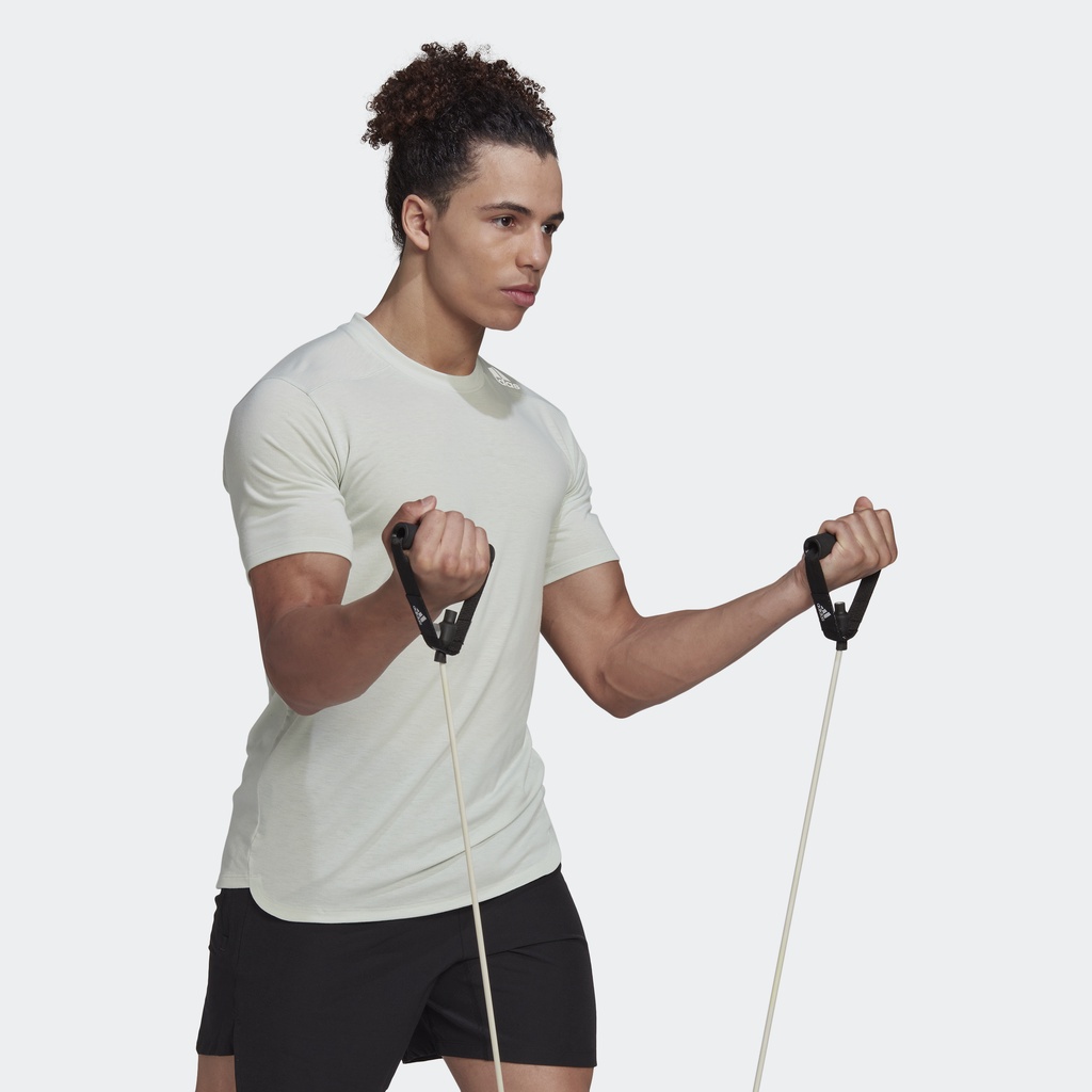 Adidas Tập luyện Áo Thun Designed for Training Nam màu xanh lá HL8821