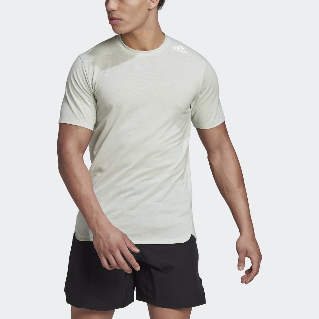 Adidas Tập luyện Áo Thun Designed for Training Nam màu xanh lá HL8821