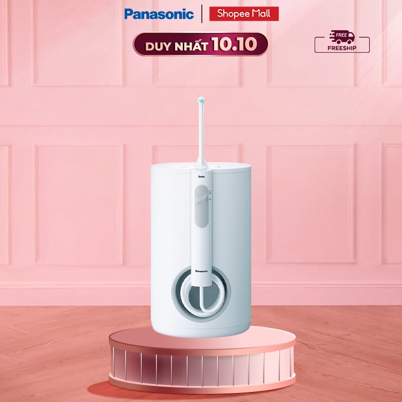 Máy tăm nước Panasonic EW1613W451- công nghệ siêu âm – 10 mức áp lực nước