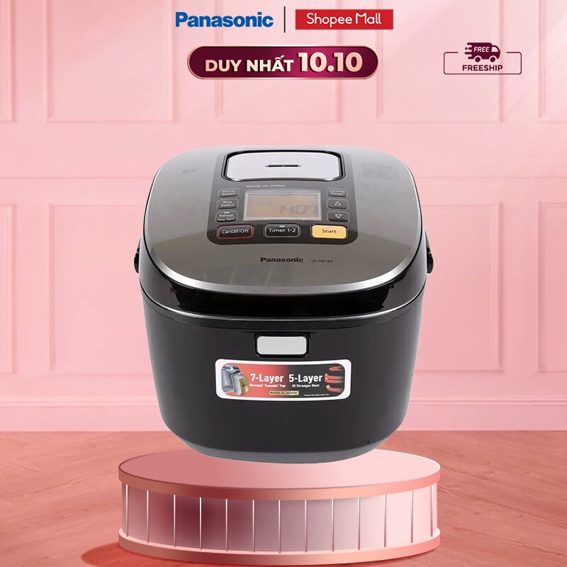 Nồi cơm điện tử cao tần Panasonic SR-HL151KRA 1.5 lít-Giảm 25% lượng đường trong gạo