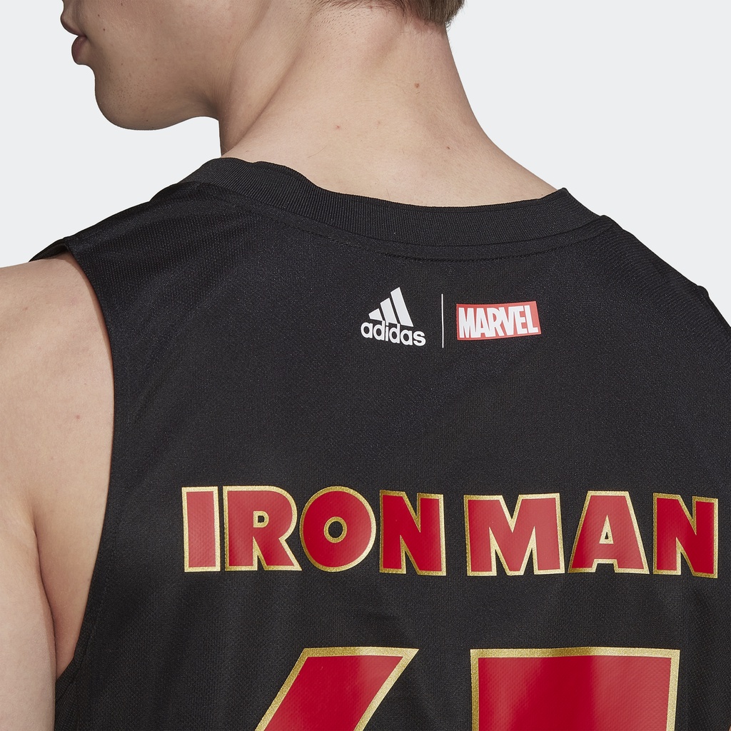 Adidas Bóng rổ Áo Đấu Real Madrid Marvel Avengers Nam Đen HM3871