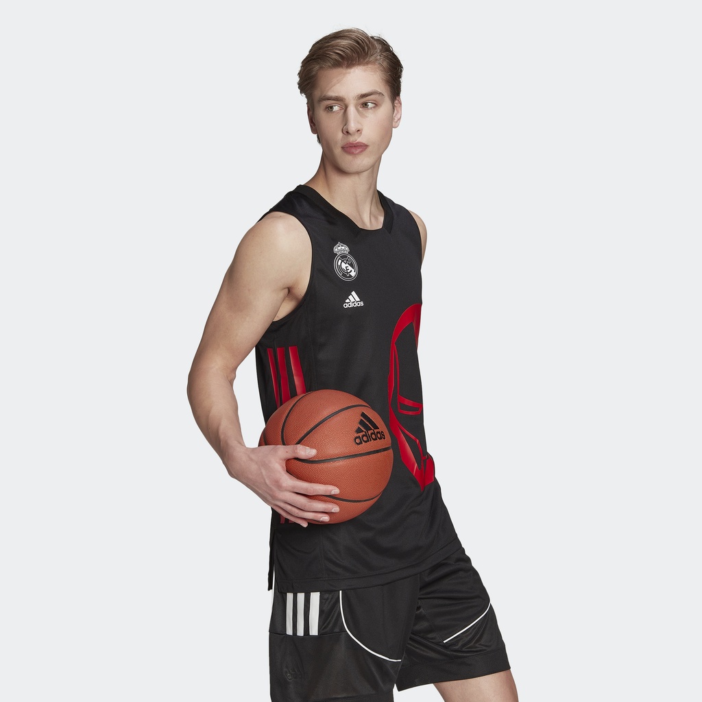 Adidas Bóng rổ Áo Đấu Real Madrid Marvel Avengers Nam Đen HM3871