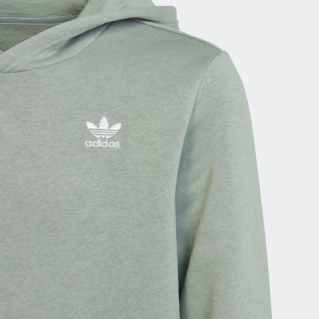Adidas Phong cách sống Áo Hoodie Adicolor Trẻ em màu xanh lá IC3147