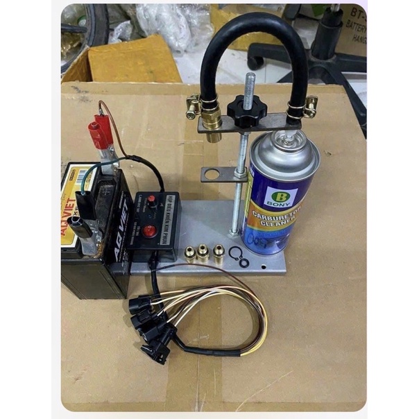 Bộ Xúc Rửa Kim Phun Xe Máy, Dụng Cụ Vệ Sinh Kim Phun