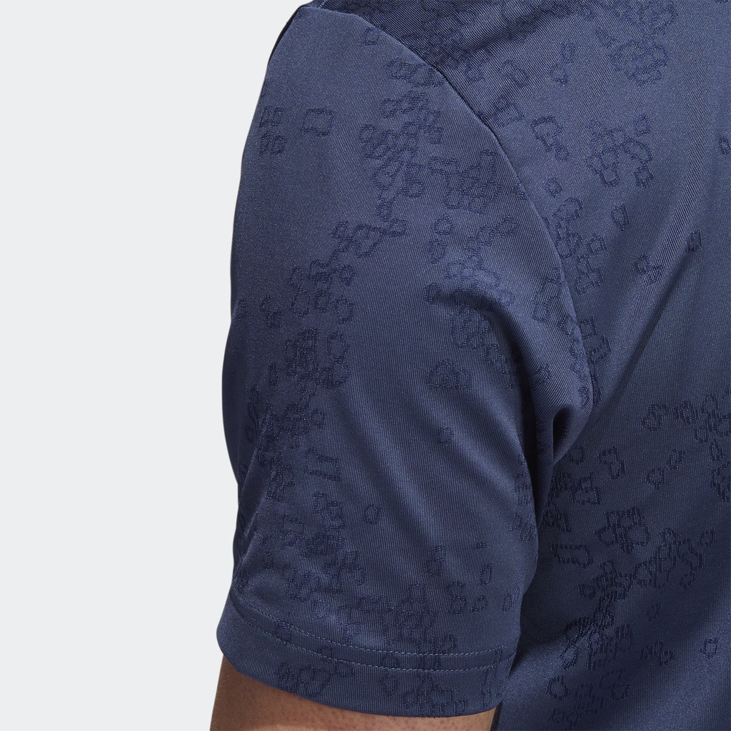 Adidas Đánh gôn Áo Polo Jacquard Nam Màu xanh da trời HF6617