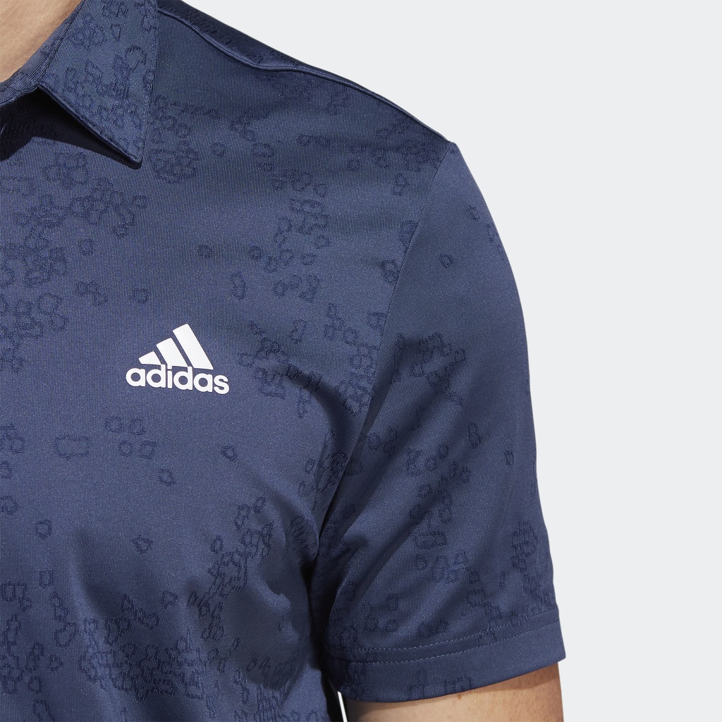 Adidas Đánh gôn Áo Polo Jacquard Nam Màu xanh da trời HF6617