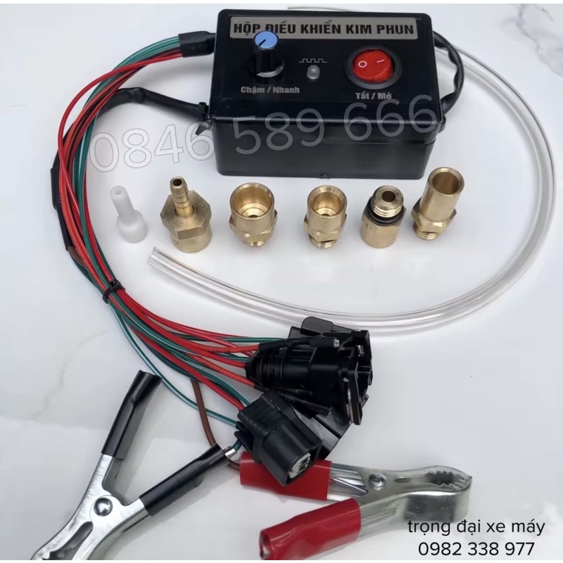 Bộ Xúc Rửa Kim Phun Xe Máy, Dụng Cụ Vệ Sinh Kim Phun