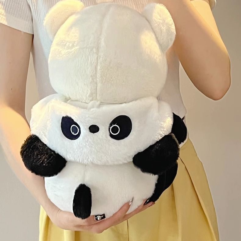 Thú Nhồi Bông Hình Gấu Trúc Dễ Thương Cho Bé Gái