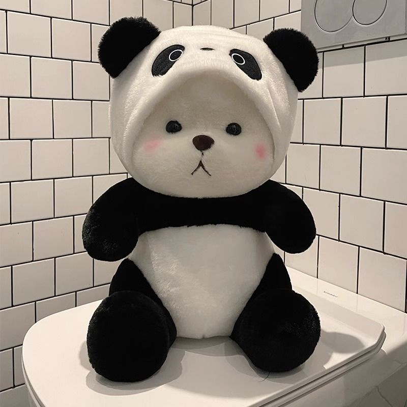 Thú Nhồi Bông Hình Gấu Trúc Dễ Thương Cho Bé Gái