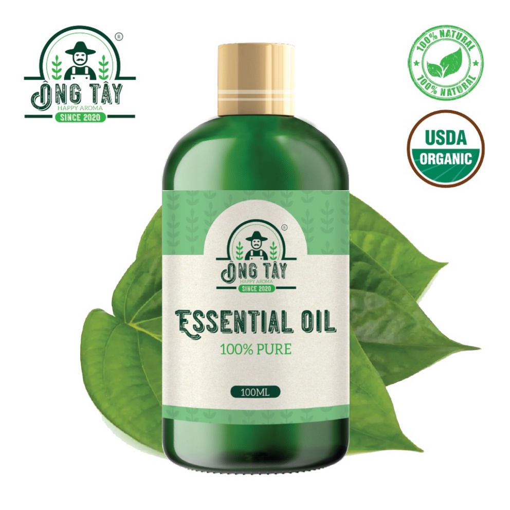 Tinh dầu hữu cơ Organic Lá Trầu Không ÔNG TÂY 100ml sỉ ib