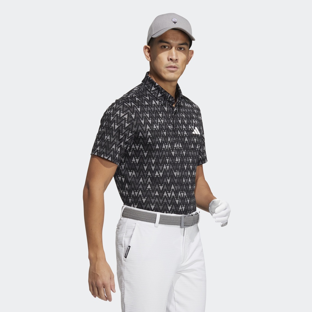 Adidas Đánh gôn Áo Polo Graphic AEROREADY Nam Đen HT6836