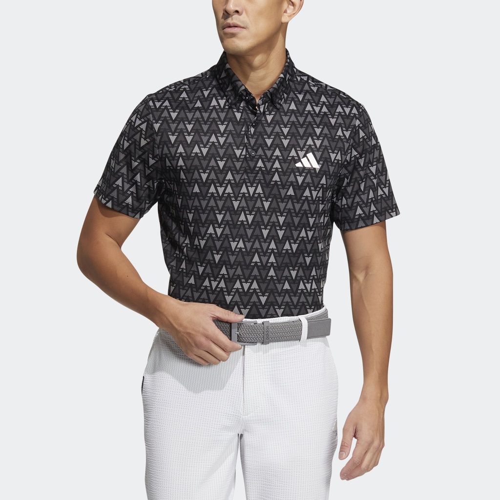 Adidas Đánh gôn Áo Polo Graphic AEROREADY Nam Đen HT6836