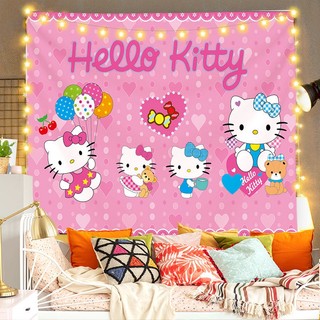 Thảm Treo Tường Trang Trí Hình sanrio melody / melody / Hello Kitty