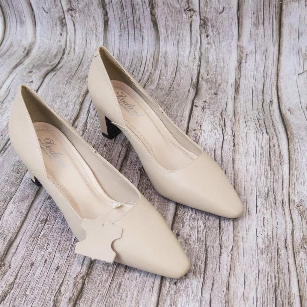 Cao gót da thật công sở