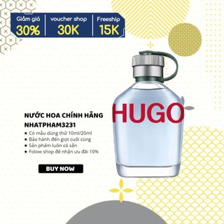Hugo boss - man edt 10ml nước hoa chính hãng