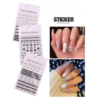 Stick thương hiệu nail,stick dán trang trí móng tay bán lẻ tấm