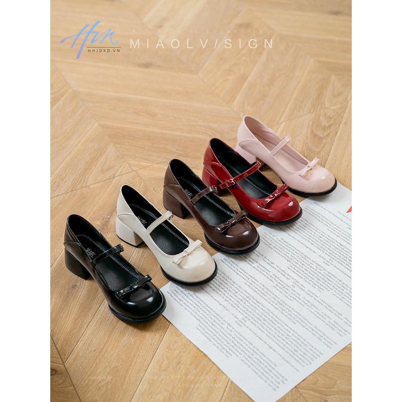 Giày mary jane Bằng Da Màu Trắng Thời Trang Mùa Hè Cho Nữ