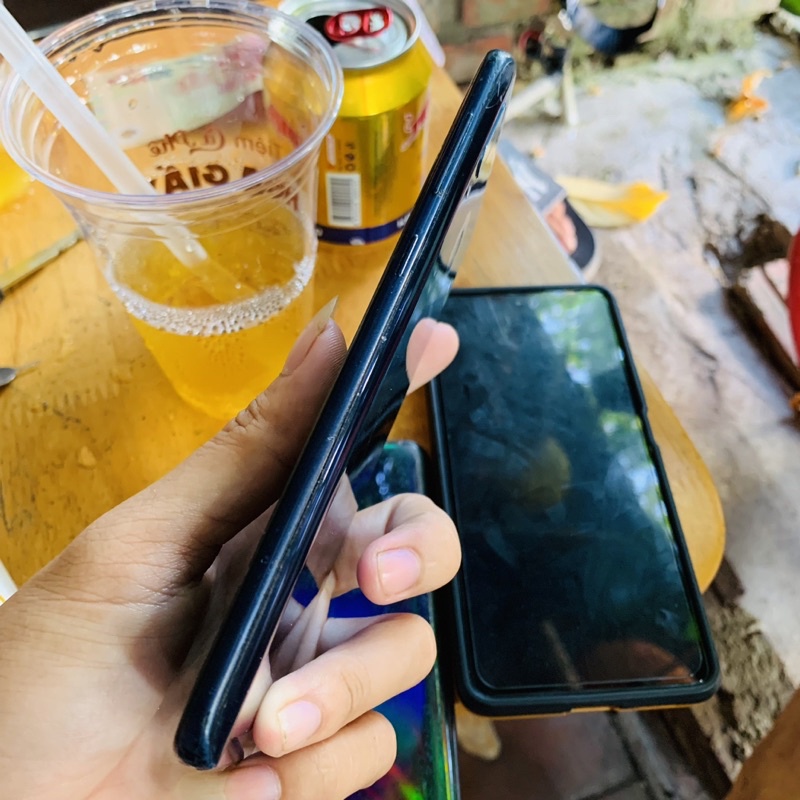 Xác điện thoại Samsung A20 hư màn hình,mã A205,bao main rin full chức năng. BH 36 tháng