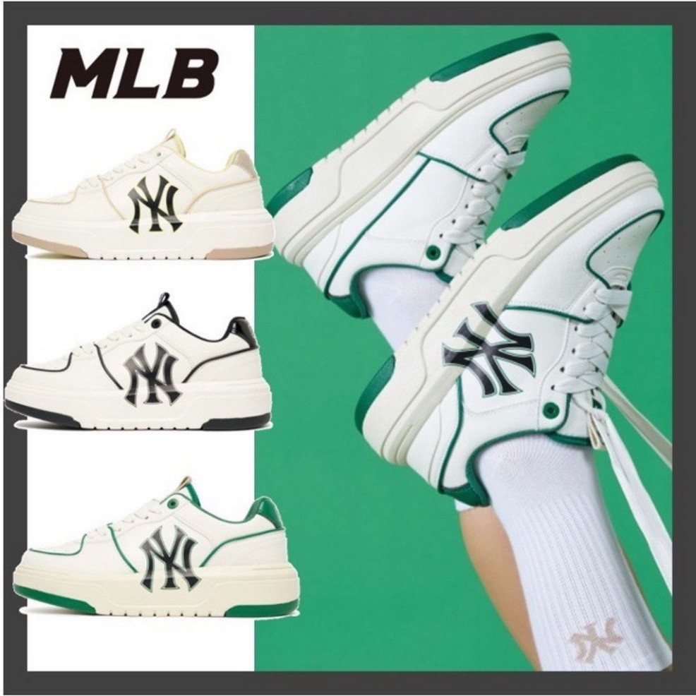 Giày mlb chunky liner 3 màu hàng thể thao cao cấp, full size nam nữ
