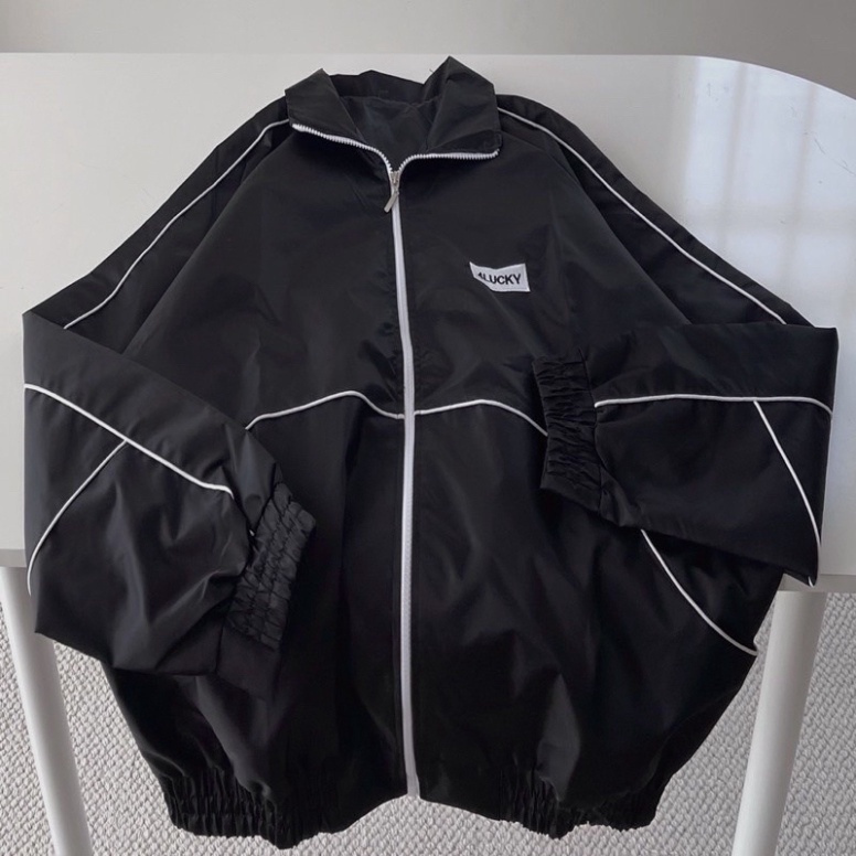 Áo Khoác Gió Áo khoác hoodie nỉ unisex mặc đôi kiểu trơn basic form rộng mũ to, Áo nỉ cặp đôi hoodi quảng châu2 lớp