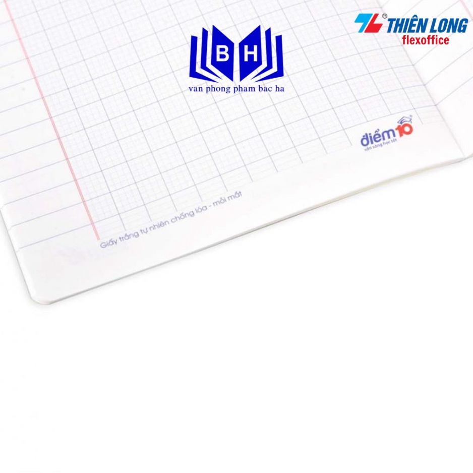 Vở 4 ô ly Thiên Long 48 trang TP-NB002 chống lóa - mỏi mắt - Tập 4 ô ly Thiên Long