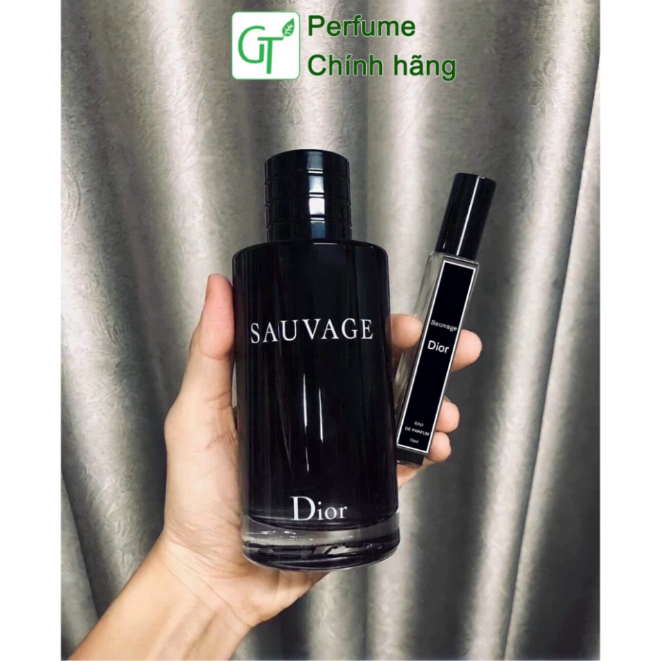 Nước hoa Nam Hương SAUVAGE Chai chiết 10ml - Hương Thơm Nam Tính, sang trọng