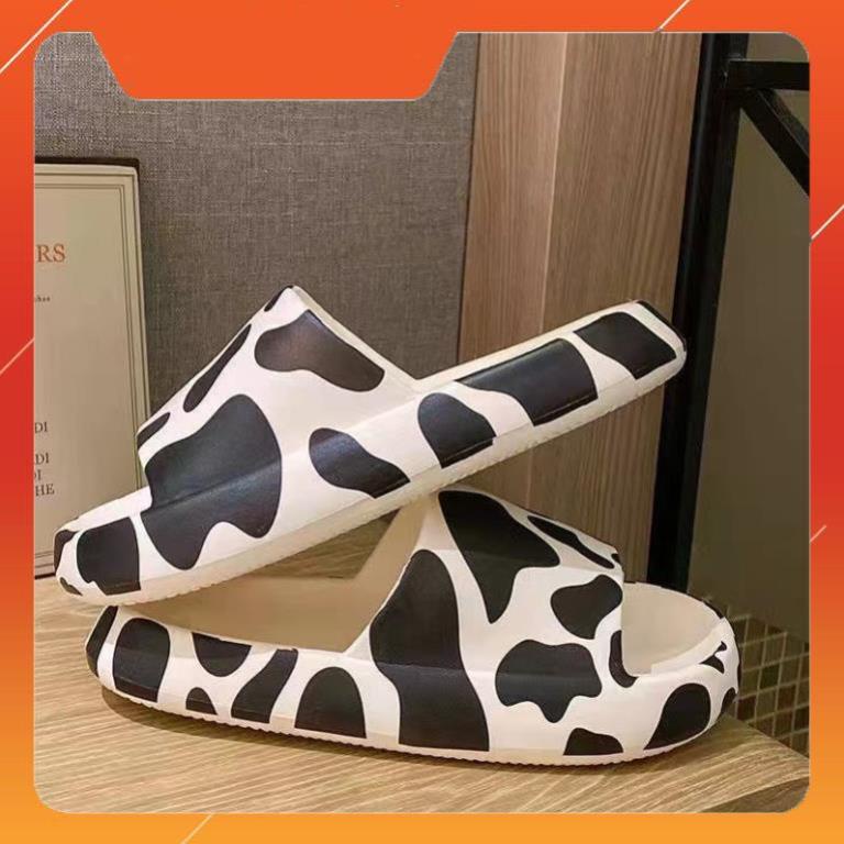 Dép Đi Trong Nhà Đế Dày Chất EVA Mềm Mại Chống Trượt hình Sữa Bò Cho Nam Nữ HOT 2022