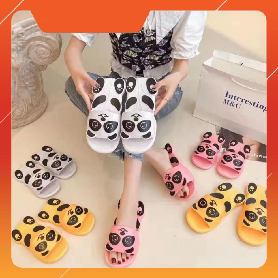 Dép nhựa đi trong nhà hình gấu trúc cute Dép Đi Trong Nhà Hình Gấu Trúc size 30-41