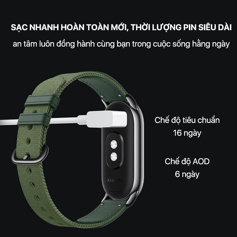 Vòng đeo tay thông minh Mi Band 8 Miband8 M2239B1 Nội địa Xiaomi Smart Band 8 chính hãng
