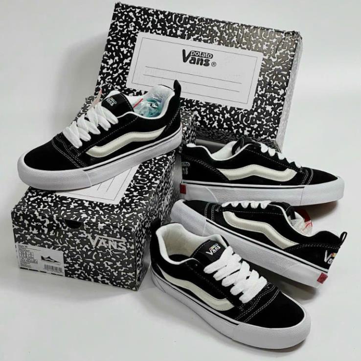 Giày Thể Thao/Giày Sneaker. Giày Vans Vault Knu Skool VR3 x Imran Potato cao cấp Full Box Bill.