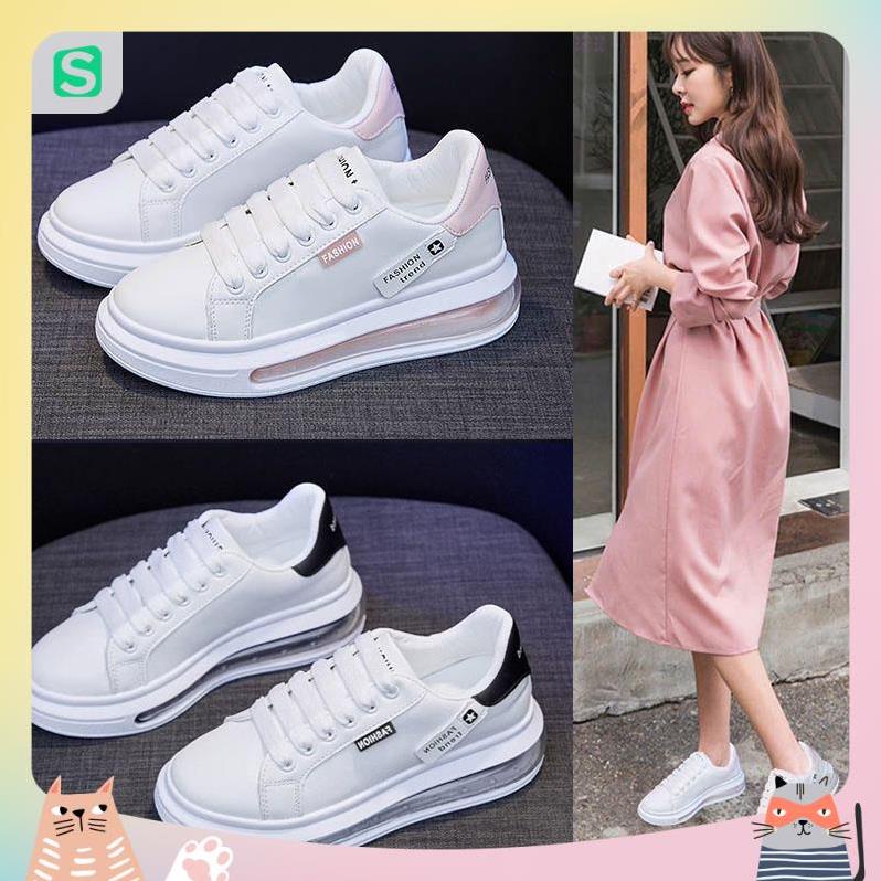 Giày thể thao đế dày thoáng khí phong cách Hàn thời trang dễ phối đồ cho nữ 2023 mã A05