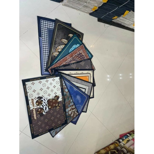 COMBO 8 THẢM LAU CHÂN BALI CHỐNG TRƠN TRƯỢT